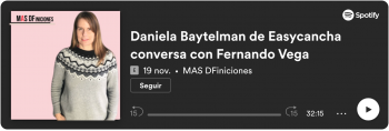 Daniela Baytelman de Easycancha conversa con Fernando Vega