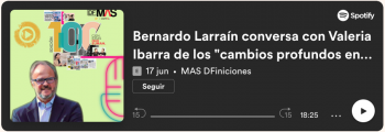 Bernardo Larraín conversa con Valeria Ibarra de los "cambios profundos en políticas públicas"