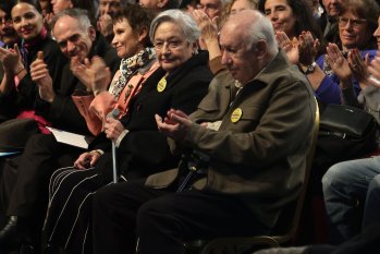 Nueva aparición de Ricardo Lagos: Asiste al homenaje que Foji le hizo a su esposa, Luisa Durán